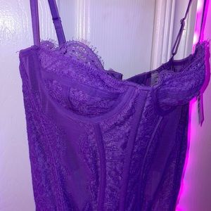 Urban Outfitters Purple Corset Top